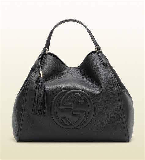 size of gucci soho convertible shoulder bag|gucci soho shoulder bag black.